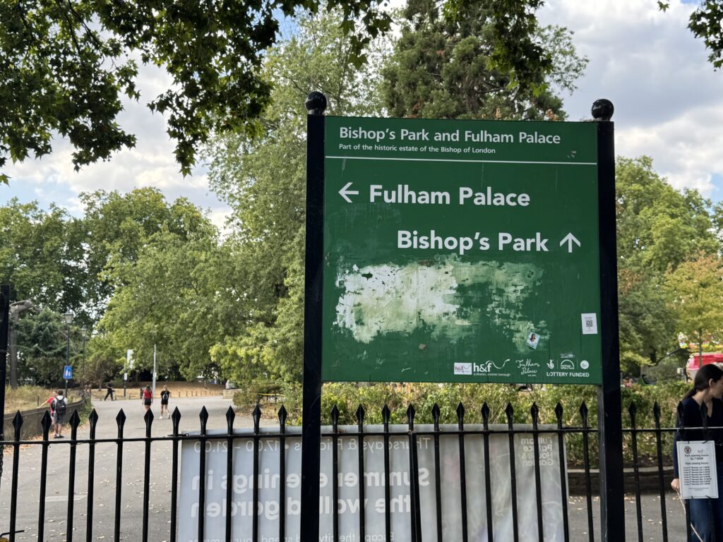 Bishops Park入り口